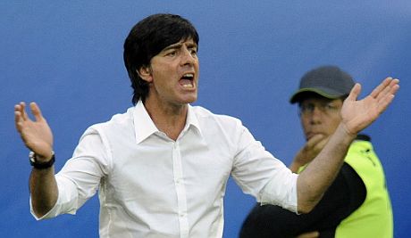 Joachim Lw grita durante el Croacia-Alemania. (Foto: AFP)