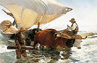 'La vuelta de la pesca'. 1894. Joaqun Sorolla.