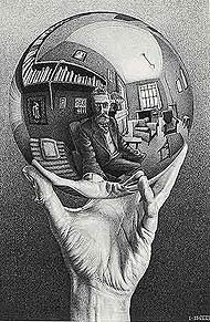 Autorretrato en espejo esférico’, de 1935. (Foto: The M.C. Escher Foundation)