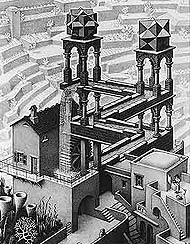 ‘Cascada’, de 1961. (Foto: The M.C. Escher Foundation)