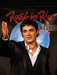 Alejandro Sanz durante la presentacin de Rock in Ro 2008. (Foto: Reuters)