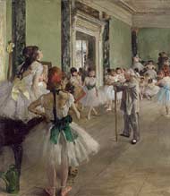 'La classe de danse (Edgar Degas, 1873)