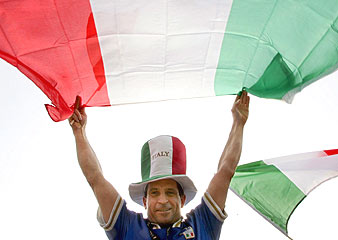Toda Italia, pendiente de su seleccin (Foto: EFE)