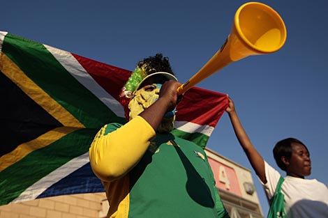 Las famosas vuvuzelas (Foto: Reuters)