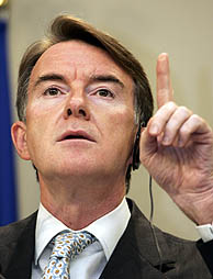 El comisario europeo de Comercio, Peter Mandelson. (Foto: AFP).