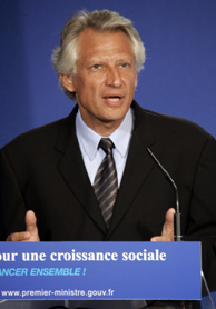 El primer ministro frances, Dominique de Villepin. (Foto: AFP).