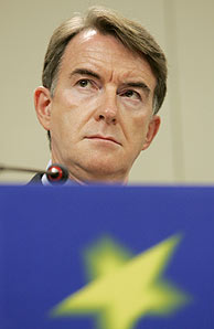 El comisario europeo de Comercio, Peter Mandelson. (Foto: AP)