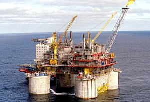 Una planta petrolfera en el mar del Norte. (Foto: AFP)