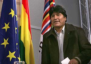 Evo Morales, en Viena. (Foto: EFE)