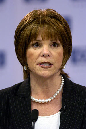 La presidenta del consejo de administracin de Hewlett-Packard, Patricia Dunn. (Foto: AP)