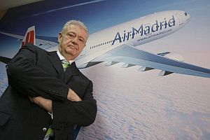 El presidente de Air Madrid, José Luis Carrillo. (Foto: EFE)