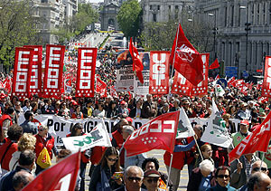 Manifestacin celebrada en Madrid. (Foto: EFE)