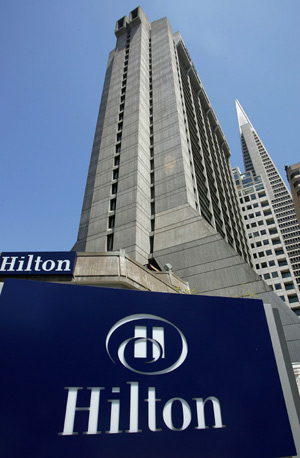 Un hotel de la cadena Hilton, en San Francisco. (Foto: AFP)