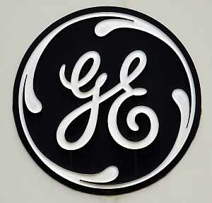 Logo de General Electric situado en su cuartel general de Fairfield, Connecticut (EEUU). (Foto. AFP)
