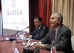El presidente de Zeltia, Jos Mara Fernndez Sousa (dcha.). (Foto: EFE)