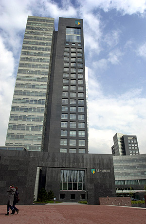 Vista de a sede de ABN en Amsterdam. (FOTO: AP)