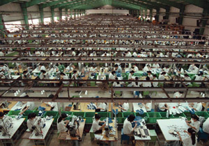 Centro de cosido a mquina de las zapatillas deportivas de Nike en Tae Kwang Vina. (Foto: AP)