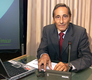 Julio Linares fue presidente Ejecutivo de Telefnica de Espaa durante cinco aos. (Foto: Javier Cotera)