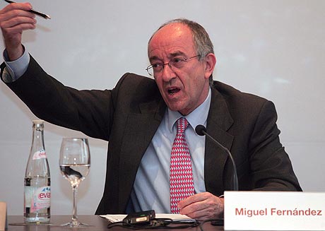 Miguel ngel Fernndez Ordez, gobernador del Banco de Espaa. (Foto: BENITO PAJARES)