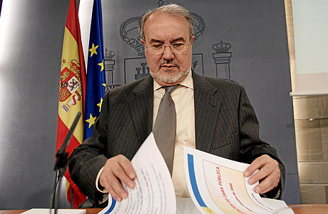 El vicepresidente económico, Pedro Solbes. (Foto: Javi Martínez)