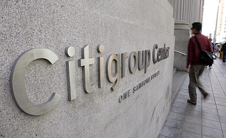 Cartel de Citigroup a la entrada de una de sus oficinas en San Francisco, Estados Unidos. (Foto: AP)
