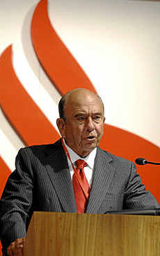 El presidente del Banco Santander en una imagen de archivo.(Foto: EL MUNDO)
