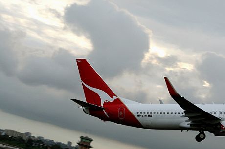 Un avin de Qantas despega del aeropuerto de Sidney. (Foto: AFP)