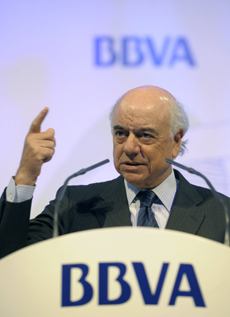 El presidente del BBVA, Francisco Gonzlez. (EFE: AFP)