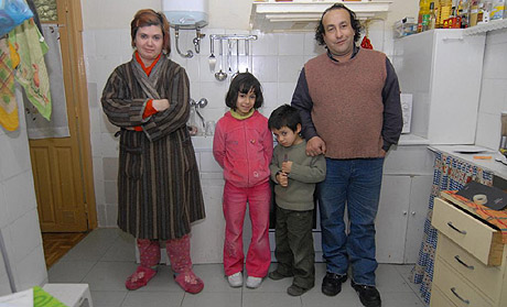La familia de José Mateos, hogar en el que no entran ingresos. (Foto: MERCADOS)