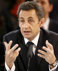 El presidente francs, Nicolas Sarkozy. | Efe