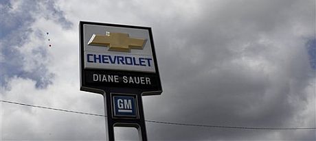 Anuncio de General Motors en Warren, Ohio. | AP