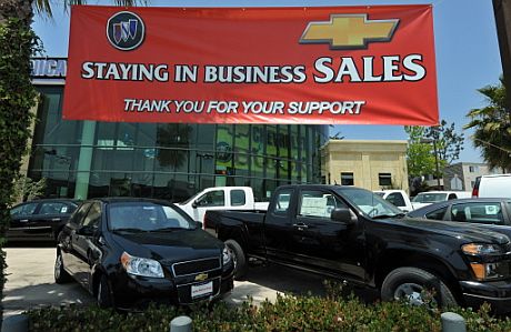 Venta de coches de General Motors en Santa Monica, Los Angeles. | AP