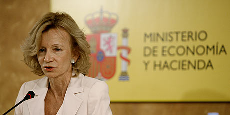 La vicepresidenta segunda del Gobierno, Elena Salgado. | Alberto Di Lolli