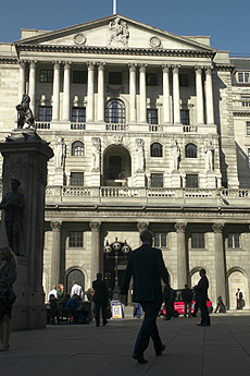 Imagen del Banco de Inglaterra en Londres. | AP