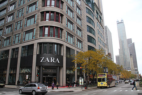 Localización de la tienda de Zara en Chicago. | elmundo.es