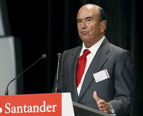 El presidente del Santander, durante su intervencin en la II Conferencia Internacional de Banca. | Efe