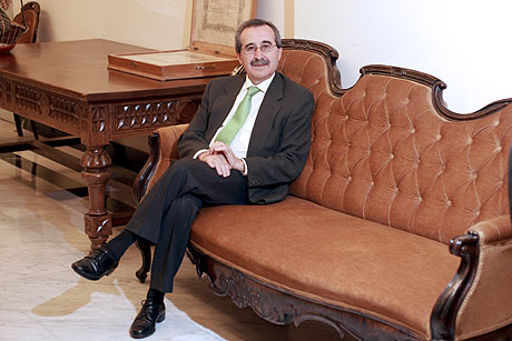 Virgilio Zapatero, durante una entrevista como rector de la Universidad de Alcal de Henares. | Carlos Alba