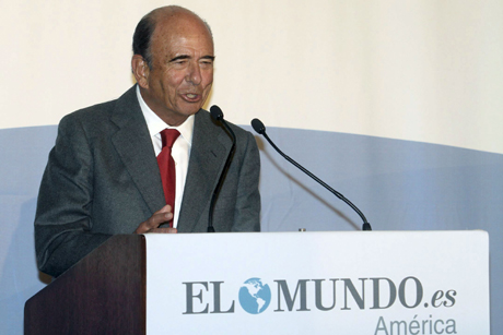 El presidente del Santander durante la presentacin de ELMUNDO.es America la pasada semana. | Efe
