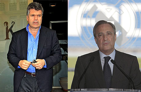 El ex presidente de Telefnica, Juan Villalonga, y el presidente de ACS, Florentino Prez. | Cordon Press / Efe