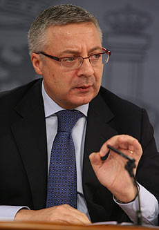 El ministro de Fomento, José Blanco.| Alberto Cuéllar