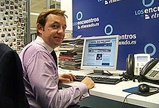 Francisco de la Torre, portavoz de la IHE, durante un encuentro digital en ELMUNDO.ES