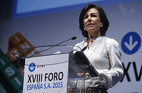 La presidenta del banco Banesto, Ana Patricia Botín. | Sergio González