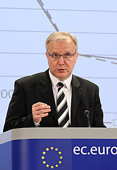 Olli Rehn, comisario de Asuntos econmicos y monetarios de la UE. | AP