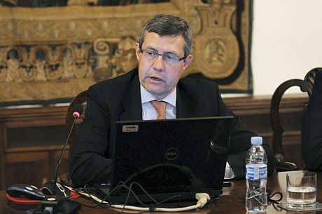El presidente ejecutivo de Caja Extremadura, Vctor Bravo. | Efe