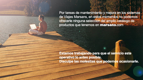 La web de Marsans, caída tras el anuncio de la IATA. | ELMUNDO.es