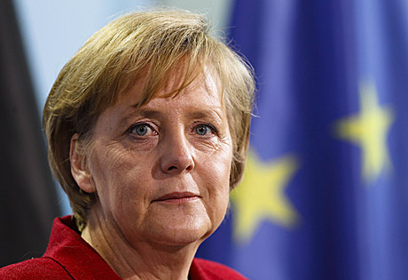 La canciller alemana, Angela Merkel, en una rueda de prensa. | Ap