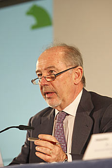 El presidente de Caja Madrid, Rodrigo Rato. | Carlos Alba