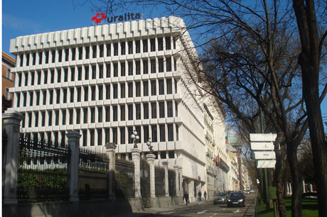 Edificio que ocupar el Bank of China, en el Paseo de Recoletos de Madrid.