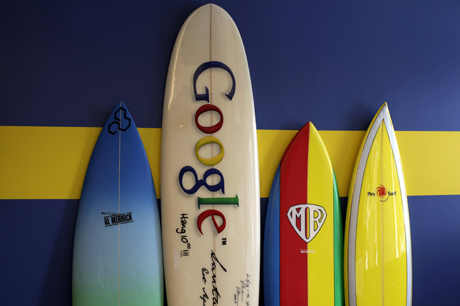 Tabla de surf de Google. | Reuters
