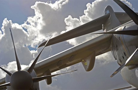 Recreacin de un A400M en el aire. | Airbus Military